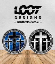 Load image into Gallery viewer, 3 CROSSES Badge for Offroad Vehicle
