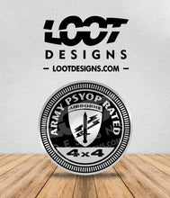 Load image into Gallery viewer, ARMY RATED Badge for Offroad Vehicle