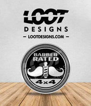 Load image into Gallery viewer, BARBER RATED Badge for Offroad Vehicle