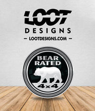 Load image into Gallery viewer, BEAR RATED Badge for Offroad Vehicle