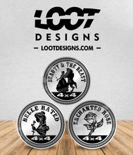Load image into Gallery viewer, BEAUTY AND THE BEAST Badge for Offroad Vehicle