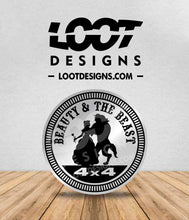 Load image into Gallery viewer, BEAUTY AND THE BEAST Badge for Offroad Vehicle