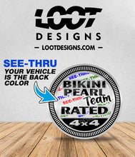 Load image into Gallery viewer, BIKINI PEARL RATED Badge for Offroad Vehicle