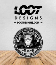 Load image into Gallery viewer, BLACK PANTHER RATED Badge for Offroad Vehicle