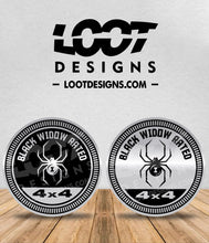 Load image into Gallery viewer, BLACK WIDOW RATED Badge for Offroad Vehicle
