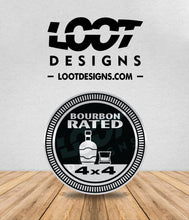 Load image into Gallery viewer, BOURBON RATED Badge for Offroad Vehicle