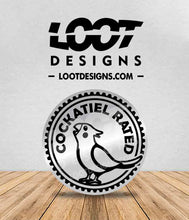 Load image into Gallery viewer, COCKATIEL RATED Badge for Offroad Vehicle
