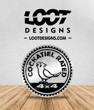 Load image into Gallery viewer, COCKATIEL RATED Badge for Offroad Vehicle