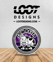 Load image into Gallery viewer, COW RATED Badge for Offroad Vehicle