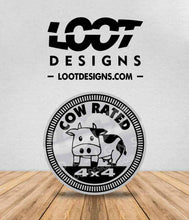 Load image into Gallery viewer, COW RATED Badge for Offroad Vehicle