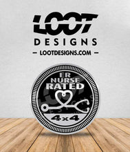 Load image into Gallery viewer, NURSE RATED Badge for Offroad Vehicle