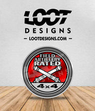 Load image into Gallery viewer, FIELD ARTILLERY RATED Badge for Offroad Vehicle