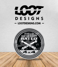 Load image into Gallery viewer, FIELD ARTILLERY RATED Badge for Offroad Vehicle
