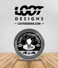 Load image into Gallery viewer, FLIGHT ATTENDANT RATED Badge for Offroad Vehicle