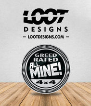 Load image into Gallery viewer, GREED RATED Badge for Offroad Vehicle