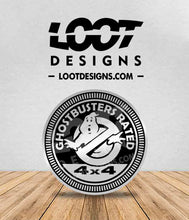 Load image into Gallery viewer, GHOSTBUSTERS RATED Badge for Offroad Vehicle