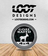 Load image into Gallery viewer, GOAT RATED Badge for Offroad Vehicle