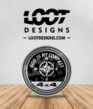 Load image into Gallery viewer, GOD IS MY COMPASS / FULLY RELY ON GOD Badge for Offroad Vehicle