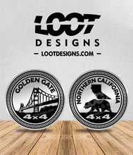 Load image into Gallery viewer, GOLDEN GATE / NORTHERN CALIFORNIA Badge for Offroad Vehicle