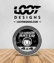 Load image into Gallery viewer, SON / GRANDSON RATED Badge for Offroad Vehicle