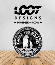 Load image into Gallery viewer, TETON / GRIZZ 399 RATED Badge for Offroad Vehicle