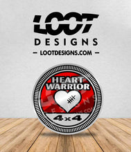 Load image into Gallery viewer, HEART WARRIOR Badge for Offroad Vehicle