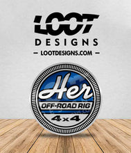 Load image into Gallery viewer, HER (Off-Road Rig) Badge for Offroad Vehicle