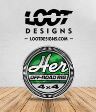 Load image into Gallery viewer, HER (Off-Road Rig) Badge for Offroad Vehicle