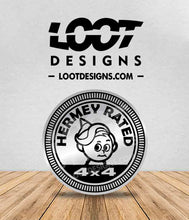 Load image into Gallery viewer, RUDOLPH (& MISFITS) RATED Badge for Offroad Vehicle