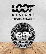 Load image into Gallery viewer, HULK RATED Badge for Offroad Vehicle