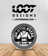 Load image into Gallery viewer, JIU JITSU RATED Badge for Offroad Vehicle