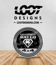 Load image into Gallery viewer, SUPERMAN RATED Badge for Offroad Vehicle