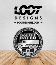 Load image into Gallery viewer, BATTLE RATED Badge for M35 / M37 / M1078 / M1079 Military Trucks