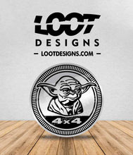 Load image into Gallery viewer, MASTER YODA RATED Badge for Offroad Vehicle