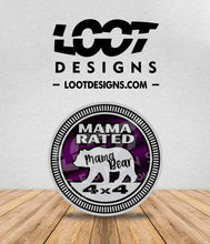 Load image into Gallery viewer, MAMA (MAMA BEAR) RATED Badge for Offroad Vehicle