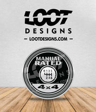 Load image into Gallery viewer, MANUAL RATED Badge for Offroad Vehicle