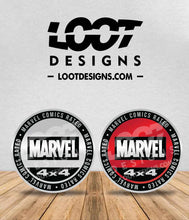 Load image into Gallery viewer, MARVEL COMICS RATED Badge for Offroad Vehicle