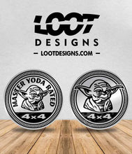 Load image into Gallery viewer, MASTER YODA RATED Badge for Offroad Vehicle