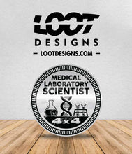 Load image into Gallery viewer, MED LAB SCIENTIST / TECH Badge for Offroad Vehicle