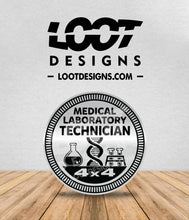 Load image into Gallery viewer, MED LAB SCIENTIST / TECH Badge for Offroad Vehicle