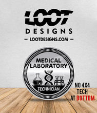 Load image into Gallery viewer, MED LAB SCIENTIST / TECH Badge for Offroad Vehicle