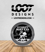 Load image into Gallery viewer, MONKEY RATED Badge for Offroad Vehicle