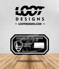 Load image into Gallery viewer, NATIONAL PARKS (USA) Honor Badge for Offroad Vehicle