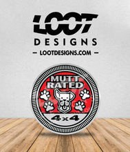 Load image into Gallery viewer, MUTT RATED Badge for Offroad Vehicle