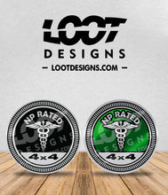 Load image into Gallery viewer, NP RATED Badge for Offroad Vehicle