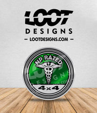 Load image into Gallery viewer, NP RATED Badge for Offroad Vehicle