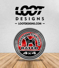Load image into Gallery viewer, NORWEGIAN ELKHOUND Badge for Offroad Vehicle