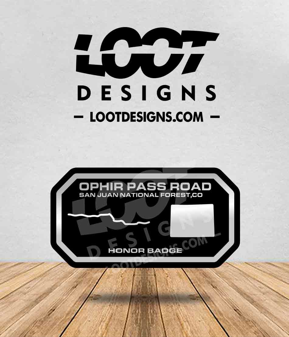 Ophir Pass By Timberline Trading | Die Cut Stickers | Sticker Mule