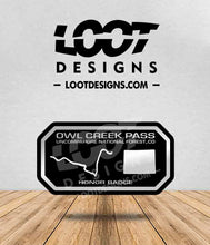 Load image into Gallery viewer, COLORADO (Random Trails) Honor Badge for Offroad Vehicle