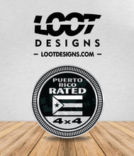 Load image into Gallery viewer, PUERTO RICO RATED Badge for Offroad Vehicle